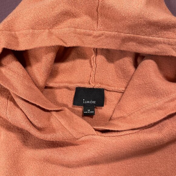Lumiere hooded sweater/sweatshirt in orange - size medium - Picture 2 of 3